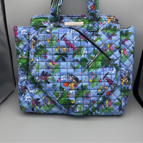 Katherine Bell Pickleball Racket Tote Bag Blue Green - Picture 1 of 6